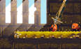create pixel art game assets, tileset and background
