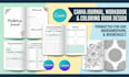design canva journal workbook coloring book KDP ingramspark bookvault