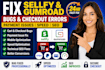 fix sellfy gumroad cart bug checkout errors payment issues