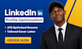 write and optimize your linkedin profile professionally