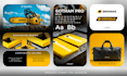 branding kit package with brand identity