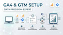 setup ga4 ecommerce tracking and conversion tracking via GTM