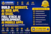 build ai website, ai web app, ai saas, full stack ai development, ai mobile apps