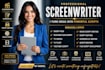 do screenwriting, movie script and film script writing, tv pilot
