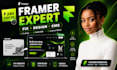 design redesign fix framer website framer cms blog framer template