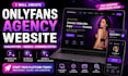create design premium onlyfans agency website with subscription tip system