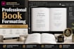 do book formatting  and KDP layout in adobe indesign