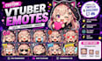 create custom twitch emotes vtuber emotes anime emotes discord emotes