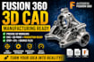 design manufacturing ready fusion 360 3d cad models