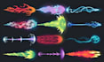 create pixel art vfx, magic effect, spell animation, particle effect, game asset