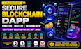 develop secure blockchain app fintech app wallet trading app crypto app solution