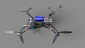 design fpv,uav drone airframe, fea simulation, cad with electronic fdm 3d print