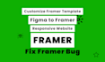 convert figma to framer, customize framer template, framer