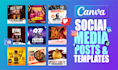 design pro social media posts and canva templates