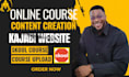 create online course creation kajabi course skool course creation skool setup