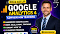 set up google analytics 4 ga4 conversion tracking and GTM setup