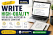 write high quality SEO blogs