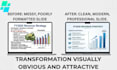 design or redesign powerpoint, canva, google slides