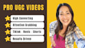 create direct to camera talking head ugc videos