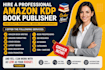 amazon book publishing, kindle ebook or paperback, kdp book and ebook publishing