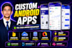 develop your android app in java or kotlin with firebase and admob