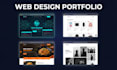 create a modern professional website