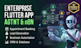 develop a premium ai powered flutter mobile app with openai,chabot integrations