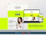 provide a professional HTML sass and CSS template