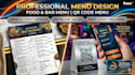 do restaurant menu food menu design bar menu digital mobile first qr code