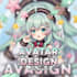 draw professional 2d character assets for live2d rigging