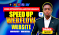 speed up webflow website and fix slow website performance