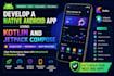 design and build a modern android app for your business or idea
