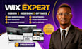 design wix website redesign wix website wix development wix expert