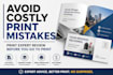 review your print project and make it print ready