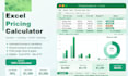 create excel pricing calculator, quote, product cost calculator spreadsheet