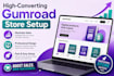 gumroad store setup and digital product expert
