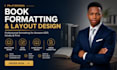 do book layout design, book formatting, ebook formatting, kdp book formatting