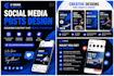 create social media posts, captions and canva designs