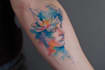 custom an abstract black tattoo design