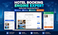 build hotel booking engine hotel booking webflow saas website expedia booking