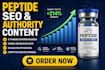 rank your peptide brand with expert SEO and ai content strategy
