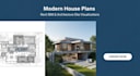design modern house plans, revit bim and architecture site visualizations