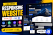 design a modern responsive landing page using HTML CSS