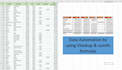do ms excel data entry, data automation, summarization,visualization,formattng