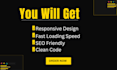 provide custom website development as a full stack developer