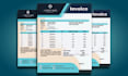 create professional invoice, letterhead and receipt design