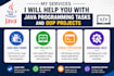 fix java bugs and do oop projects