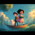 do cute children book cover, children book design