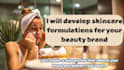 develop skincare formulations for your beauty brand