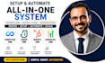 setup connecteam jobber hubspot gohighlevel CRM automation and workflow system